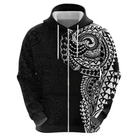 Polynesian Art Traditional Tattoo Pattern Zip Hoodie LT03 - Polynesian Pride