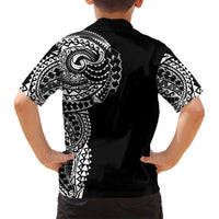Polynesian Art Traditional Tattoo Family Matching Tank Maxi Dress and Hawaiian Shirt Simple Style LT03 - Polynesian Pride