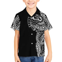 Polynesian Art Traditional Tattoo Kid Hawaiian Shirt Simple Style