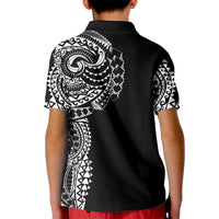 Polynesian Art Traditional Tattoo Kid Polo Shirt Simple Style