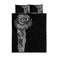 Polynesian Art Traditional Tattoo Quilt Bed Set Simple Style