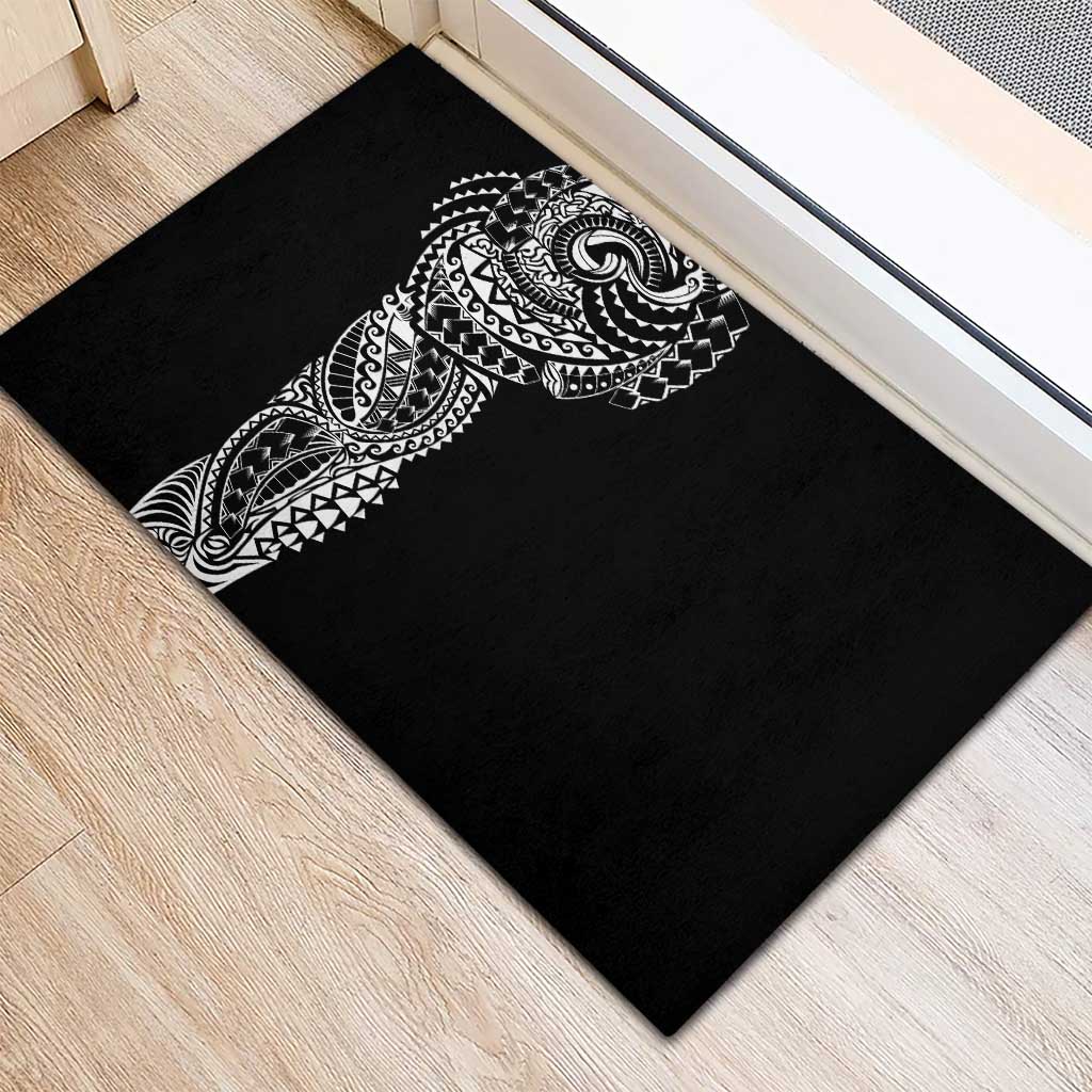 Polynesian Art Traditional Tattoo Rubber Doormat Simple Style LT03 - Polynesian Pride