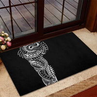 Polynesian Art Traditional Tattoo Rubber Doormat Simple Style LT03 - Polynesian Pride