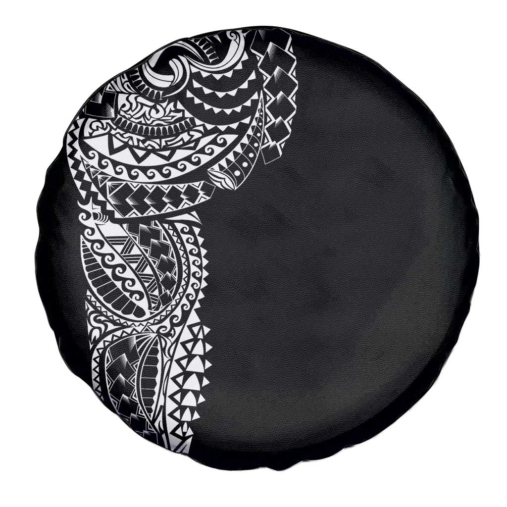 Polynesian Art Traditional Tattoo Spare Tire Cover Simple Style