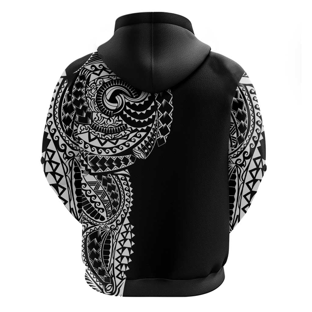 Polynesian Art Traditional Tattoo Zip Hoodie Simple Style LT03 - Polynesian Pride