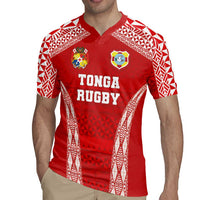 Custom Tonga Pacific Rugby 2024 Rugby Jersey Ngatu Tribal Pattern