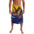 American Samoa Fautasi Lavalava Bald Eage and Sailfish with Kakau Motifs - Polynesian Pride