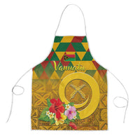 Melanesian Vanuatu Apron With Tapa Tribal Pattern and Triangle Geometric Tricolor - Polynesian Pride