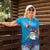 Hawaiian Santa Claus Snorkeling Women Polo Shirt Kakau and Polynesian Pattern