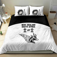 South Africa and New Zealand Bedding Set Champion History Go Final 2023 Vintage Style LT03 - Polynesian Pride