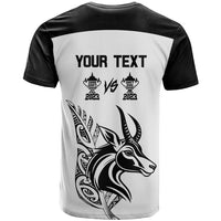 Personalised South Africa and New Zealand T Shirt Champion History Go Final 2023 Vintage Style LT03 - Polynesian Pride