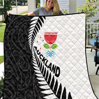New Zealand Auckland Quilt Auckland's Emblem and Silver Ferns - Maori Art Tattoo