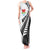 New Zealand Auckland Tank Maxi Dress Auckland's Emblem and Silver Ferns - Maori Art Tattoo