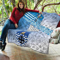 New Zealand Nelson Quilt Nelson's Flag and Seal - Maori Art Tattoo