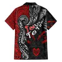 Aotearoa Toitu Te Tiriti Family Matching Tank Maxi Dress and Hawaiian Shirt New Zealand Honour the Treaty - Te Tiriti Is Us LT03 - Polynesian Pride