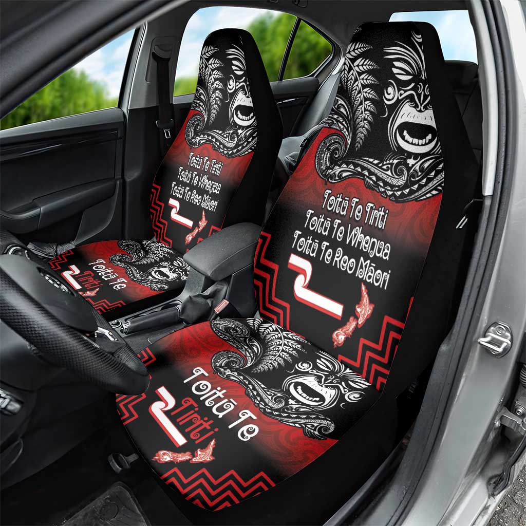 Aotearoa Toitu Te Tiriti Car Seat Cover New Zealand Honour the Treaty - Fight Together