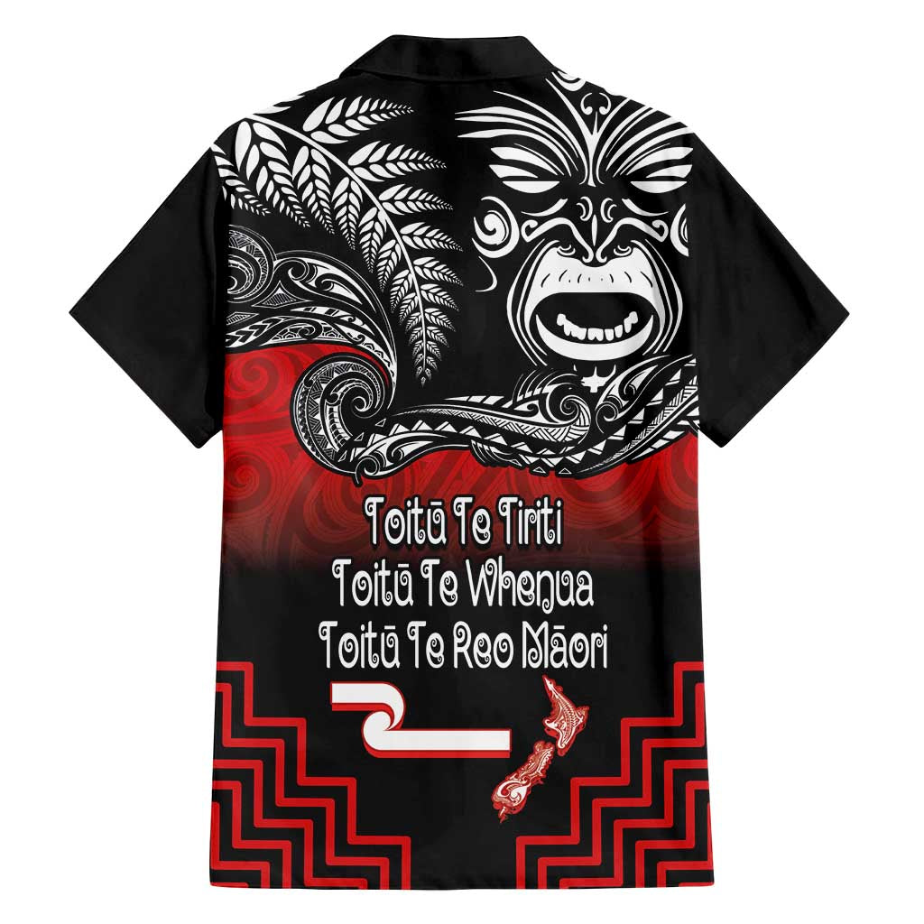 Aotearoa Toitu Te Tiriti Family Matching Tank Maxi Dress and Hawaiian Shirt New Zealand Honour the Treaty - Fight Together LT03 - Polynesian Pride