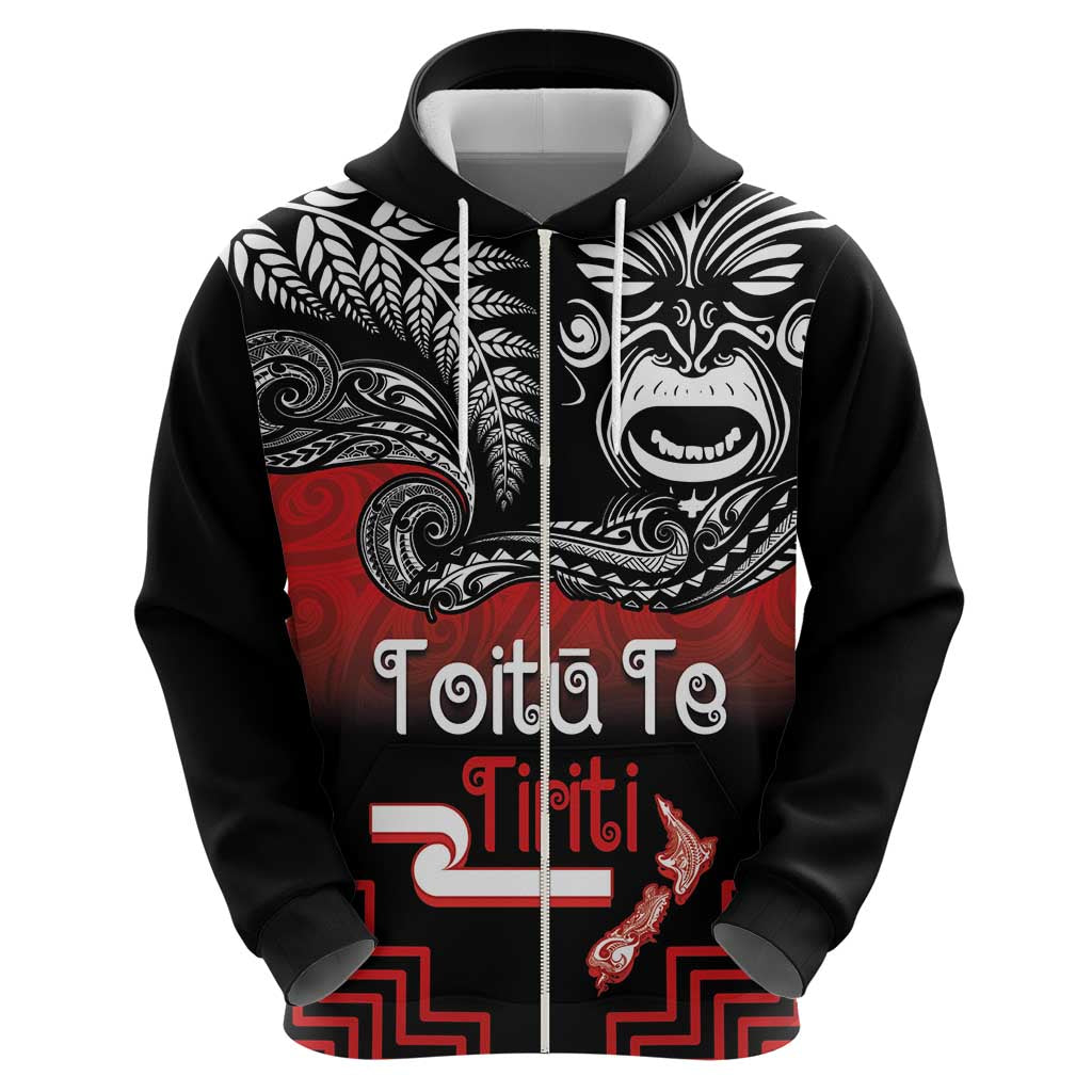 Aotearoa Toitu Te Tiriti Hoodie New Zealand Honour the Treaty - Fight Together