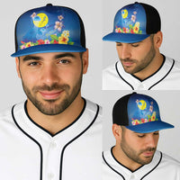 Palau Jellyfish Baseball Net Cap Ocean Heritage Tropical Plants - Polynesian Pride