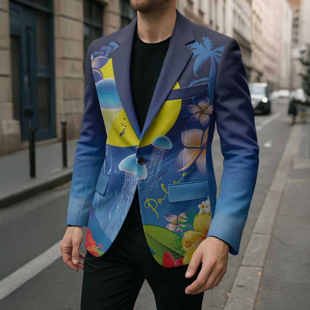 Palau Jellyfish Blazer Ocean Heritage Tropical Plants - Polynesian Pride