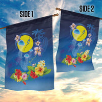 Palau Jellyfish Garden Flag Ocean Heritage Tropical Plants - Polynesian Pride