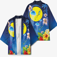 Palau Jellyfish Kimono Ocean Heritage Tropical Plants - Polynesian Pride