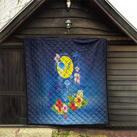 Palau Jellyfish Quilt Ocean Heritage Tropical Plants - Polynesian Pride