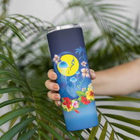 Palau Jellyfish Skinny Tumbler Ocean Heritage Tropical Plants - Polynesian Pride
