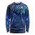 New Zealand Matariki Long Sleeve Shirt Maori Pattern and Silver Fern