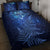 New Zealand Matariki Quilt Bed Set Maori Pattern and Silver Fern