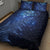 New Zealand Matariki Quilt Bed Set Maori Pattern and Silver Fern