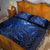 New Zealand Matariki Quilt Bed Set Maori Pattern and Silver Fern