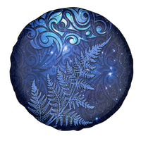 New Zealand Matariki Spare Tire Cover Maori Pattern and Silver Fern