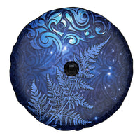 New Zealand Matariki Spare Tire Cover Maori Pattern and Silver Fern