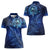 New Zealand Matariki Women Polo Shirt Maori Pattern and Silver Fern