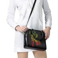 Aotearoa Moko Tribal Tattoo Shoulder Handbag New Zealand Maori Penguin and Fantail Reggae Style LT03 - Polynesian Pride