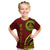 Kolisi Tonga Atele Kid T Shirt Ngatu and Polynesian Pattern
