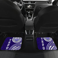 Tupou College Toloa Car Mats Ngatu and Polynesian Pattern