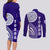 Tupou College Toloa Couples Matching Long Sleeve Bodycon Dress and Long Sleeve Button Shirt Ngatu and Polynesian Pattern