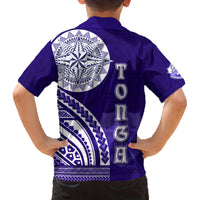 Tupou College Toloa Family Matching Long Sleeve Bodycon Dress and Hawaiian Shirt Ngatu and Polynesian Pattern LT03 - Polynesian Pride