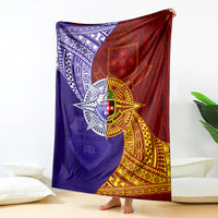 Kolisi Tonga Atele and Tupou College Toloa Blanket Ngatu and Polynesian Spiral Pattern