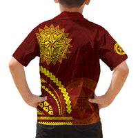 Tonga High School Hawaiian Shirt Ngatu and Polynesian Pattern
