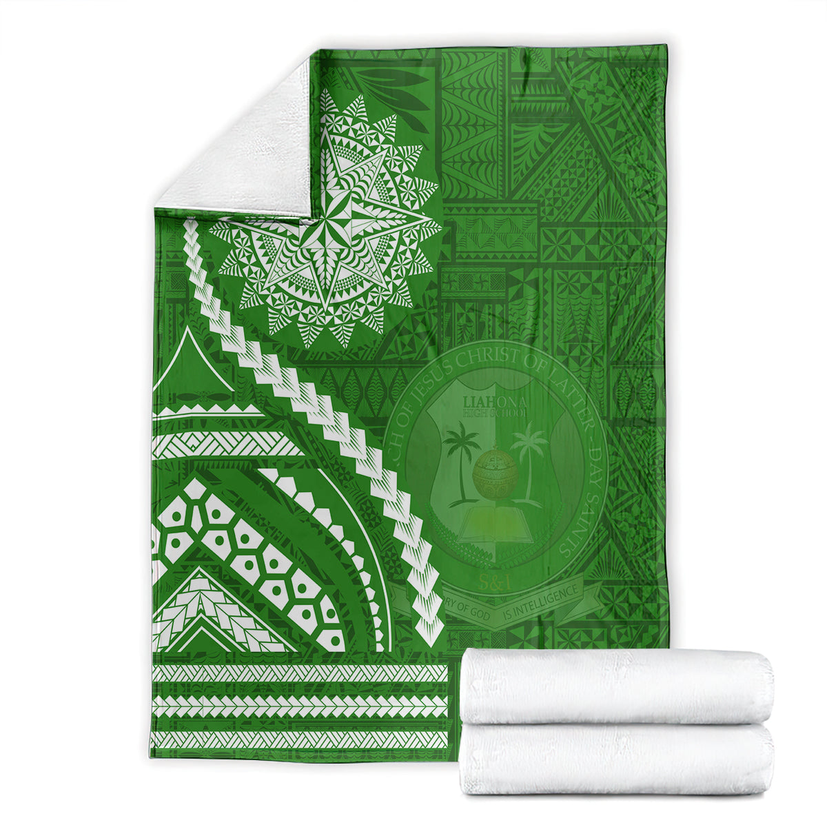 Liahona High School Blanket Ngatu and Polynesian Pattern