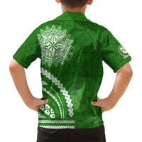 Liahona High School Family Matching Long Sleeve Bodycon Dress and Hawaiian Shirt Ngatu and Polynesian Pattern LT03 - Polynesian Pride