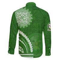 Liahona High School Family Matching Long Sleeve Bodycon Dress and Hawaiian Shirt Ngatu and Polynesian Pattern LT03 - Polynesian Pride
