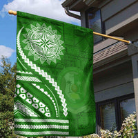 Liahona High School Garden Flag Ngatu and Polynesian Pattern