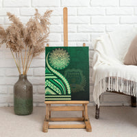 Saineha High School Canvas Wall Art Ngatu and Polynesian Pattern