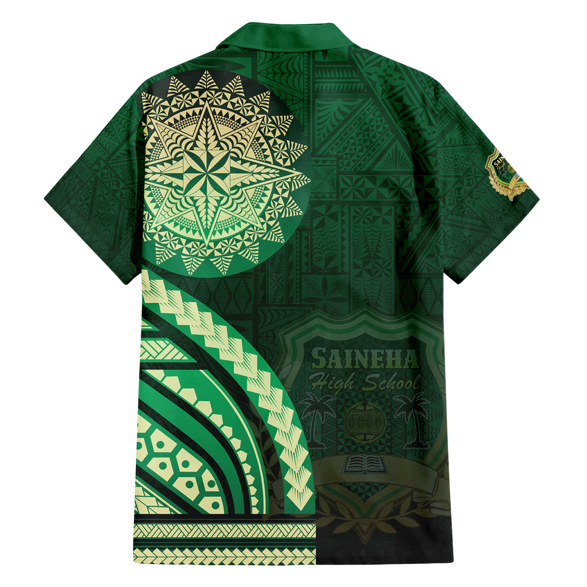 Saineha High School Family Matching Long Sleeve Bodycon Dress and Hawaiian Shirt Ngatu and Polynesian Pattern LT03 - Polynesian Pride