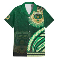 Saineha High School Family Matching Mermaid Dress and Hawaiian Shirt Ngatu and Polynesian Pattern