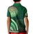 Saineha High School Kid Polo Shirt Ngatu and Polynesian Pattern